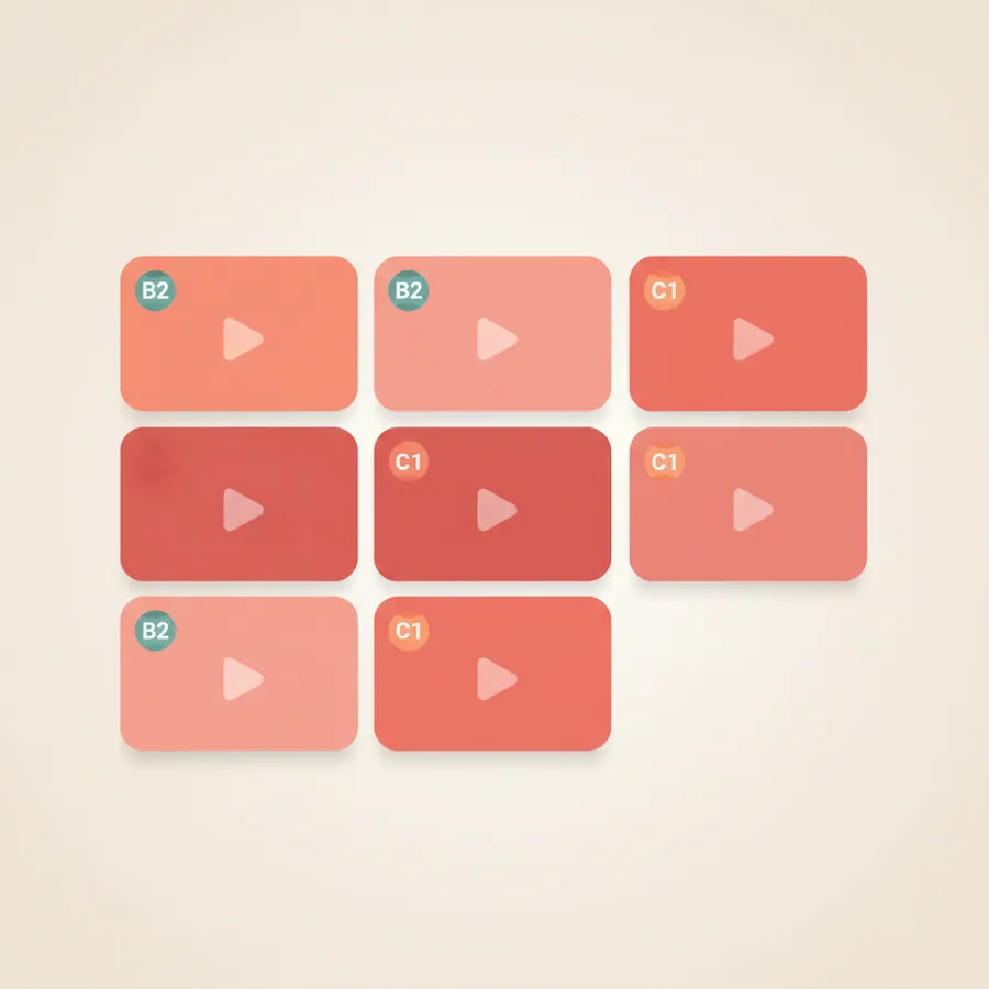 Kategorisierte Videothek (B2 → C1)