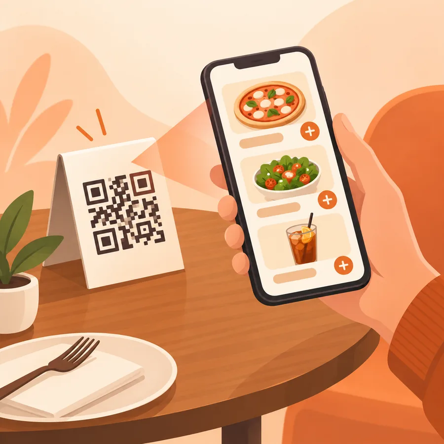 QR-Bestellung, ohne App